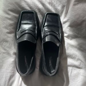 Vagabond Black Leather Loafers